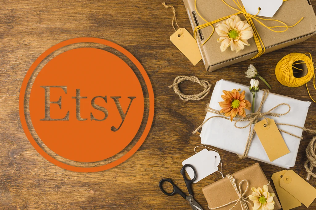 Mint SEO Danışmanlık Hizmetlerinin Etsy Danışmanlık Hizmeti sayfasına ait bir görsel içeriyor. Görselde Etsy SEO Hizmetlerine ve Etsy'e vurgu yapılıyor.